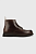 foto шкіряні черевики boss rainard чоловічі колір коричневий