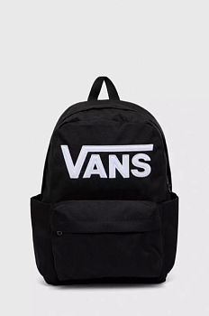 foto дитячий рюкзак vans new skool backpack колір чорний малий візерунок