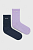 foto шкарпетки dickies 2-pack чоловічі колір фіолетовий