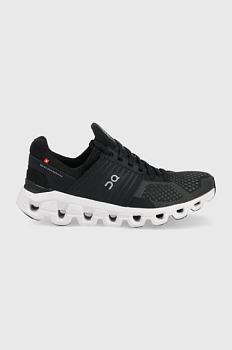 foto бігові кросівки on-running cloudswift колір чорний