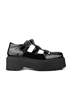 foto туфлі altercore silvia жіночі колір чорний на платформі silvia.vegan