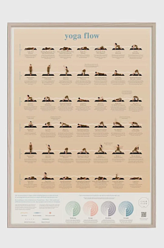 foto настінний плакат luckies of london yoga flow