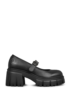 foto туфлі altercore margot жіночі колір чорний на платформі