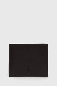 foto шкіряний гаманець medicine чоловічий колір коричневий