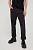 foto бавовняні штани superdry чоловічі колір чорний фасон chinos