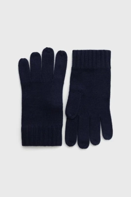 Podrobnoe foto вовняні рукавички polo ralph lauren чоловічі колір синій
