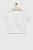foto дитяча льняна блузка united colors of benetton колір білий однотонна