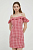 foto сукня з домішкою льону united colors of benetton колір червоний mini пряма
