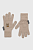 foto вовняні рукавички moschino жіночі колір бежевий