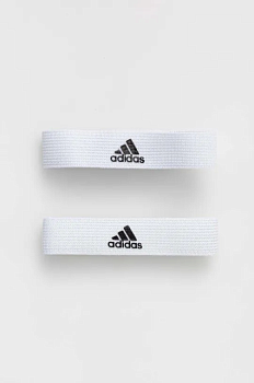 foto протиковзкі накладки для футбольних шкарпеток adidas performance колір білий