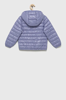 foto дитяча куртка united colors of benetton колір фіолетовий