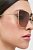 foto сонцезахисні окуляри burberry жіночі колір бежевий