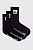 foto шкарпетки quiksilver 3-pack чоловічі колір чорний