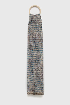 foto шарф з шерстю answear lab колір бежевий меланж