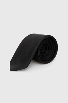 foto шовковий галстук coccinelle колір чорний