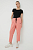 foto спортивні штани dkny жіночі колір рожевий з принтом