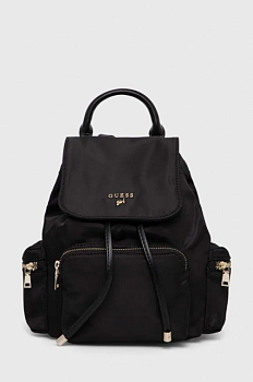 foto дитячий рюкзак guess колір чорний малий однотонний