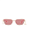 foto сонцезахисні окуляри emporio armani жіночі колір рожевий