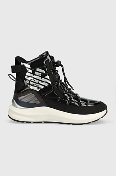 foto зимові чоботи ea7 emporio armani snow boot колір чорний