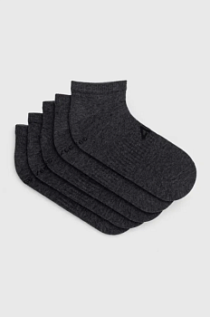 foto шкарпетки 4f 5-pack чоловічі колір сірий