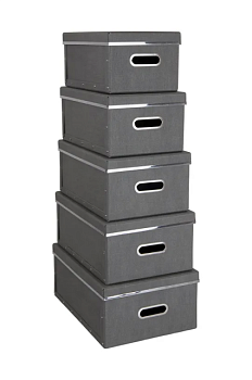 foto bigso box of sweden набір коробок для зберігання joachim (5-set)