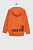 foto дитяча кофта united colors of benetton колір помаранчевий з капюшоном з принтом