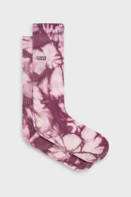 Podrobnoe foto шкарпетки vans чоловічі колір фіолетовий