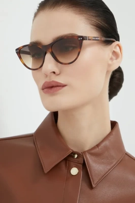 Podrobnoe foto сонцезахисні окуляри isabel marant жіночі колір коричневий