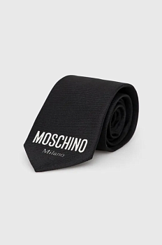 foto краватка moschino колір чорний