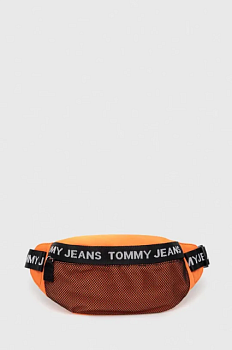 foto сумка на пояс tommy jeans колір помаранчевий