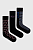 foto шкарпетки dkny (3-pack) чоловічі колір чорний