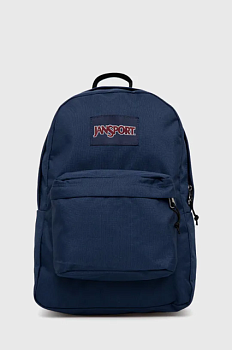 foto рюкзак jansport колір синій великий однотонний