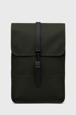 Podrobnoe foto рюкзак rains 12800 backpack mini колір зелений великий однотонний
