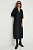 foto бавовняна сукня samsoe samsoe колір чорний midi oversize