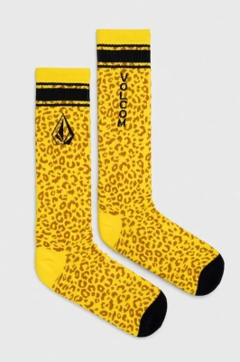 Podrobnoe foto шкарпетки volcom чоловічі колір жовтий