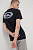 foto бавовняна футболка quiksilver колір чорний з принтом