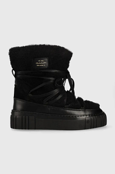 foto зимові чоботи gant snowmont колір чорний
