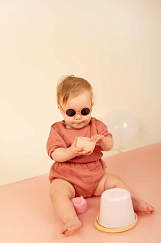foto дитячі сонцезахисні окуляри ki et la diabola колір помаранчевий
