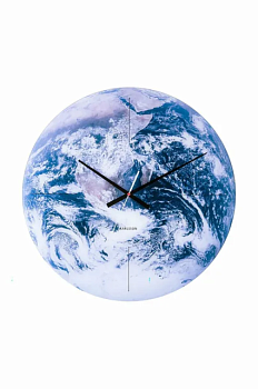 foto настінний годинник karlsson earth