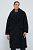 foto пальто united colors of benetton жіночий колір чорний перехідний oversize