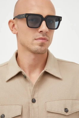 Podrobnoe foto сонцезахисні окуляри gucci чоловічі колір коричневий