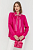foto шовкова сорочка red valentino жіноча колір рожевий regular класичний комір