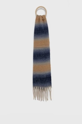 Podrobnoe foto шарф answear lab жіночий колір бежевий візерунок