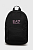 foto рюкзак ea7 emporio armani колір чорний малий з принтом