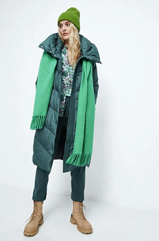 foto пухове пальто medicine колір бірюзовий зимове