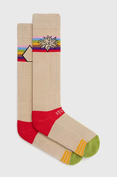foto шкарпетки volcom чоловічі колір бежевий