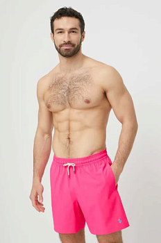 foto купальні шорти polo ralph lauren колір рожевий