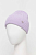 foto шапка з домішкою вовни calvin klein колір фіолетовий