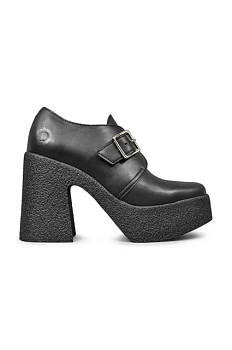 foto туфлі altercore rachel жіночі колір чорний на платформі