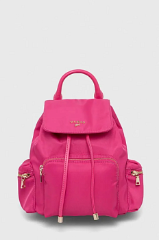 foto дитячий рюкзак guess колір рожевий малий однотонний